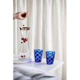 thumbnail of Karaffe Hendrik (0,8 Liter), mundgeblasenes Kristallglas, Platinrand