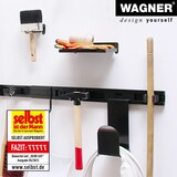 thumbnail of WAGNER Gerätehalter CLIPS & SCHIENE AUSZIEHBAR - 60-110 x 5,5 cm, Aluminium, 5 Clips, Tragkraft bis 2 kg/Clip - 15529611