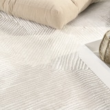 thumbnail of Teppich Kurzflor meliert Wohnzimmer schmutzabweisend Creme Rechteckig 120x170 | 100% Polyester, Rücken aus Baumwolle | Florhöhe: 9 mm | pflegeleicht