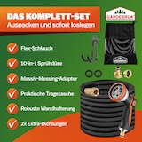 thumbnail of GARDEBRUK® Gartenschlauch flexibel 30m grün