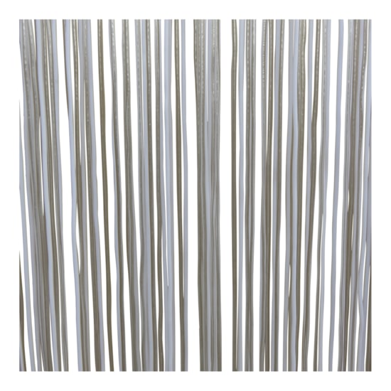 Deurgordijn PVC Spaghetti wit / transparant, 90x220 cm
