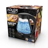 thumbnail of Adler AD 1274 Glas-Wasserkocher 1.7L schwarz