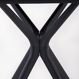 thumbnail of Buitentafel LUCAS 70x70, hars met glasvezel, vierkant, robuust en duurzaam, ideaal voor tuin, bar en restaurant – Zwart