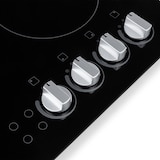 thumbnail of EasyCook Keramikkochfeld 6100W Drehregler schwarz Schwarz
