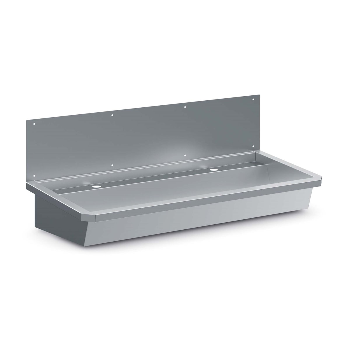 Evier Inox avec 2 Trous pour Robinet 1200mm - Combisteel