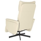 thumbnail of vidaXL Massagesessel mit Fußteil Creme Kunstleder