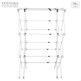 thumbnail of Max Home Estendal dobrável de 3 alturas 40-75x37x104 cm com barra extensível