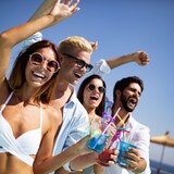 thumbnail of Relaxdays Eiswürfel, wiederverwendbar, 36er Set, XXL Dauereiswürfel aus Kunststoff, Partyeiswürfel für Getränke, bunt