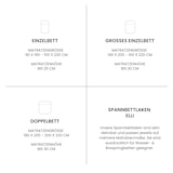 thumbnail of Schiesser Spannbettlaken Elli - 97/3 - 180 x 200 cm - Helltaupe