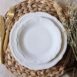 thumbnail of Novastyl - Lot 6 assiettes desserts charlotte 20cm en grès blanc