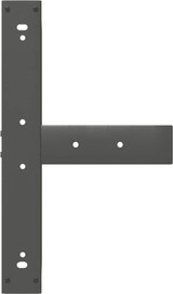 thumbnail of Helloshop26 - Set aus 2 modernen T-förmigen Bartischbeinen 60 x 35 x 100 cm mit verstellbaren Nivellierfüßen aus anthrazitfarbenem 02_0057356