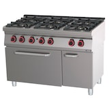 thumbnail of Fogão a gás 6 bocas com forno a gás GN 2/1 120 C7FOG6FFG120 Casselin
