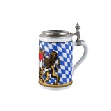 thumbnail of 1 x Seltmann Bierkrug mit Deckel 408, Form:  Zusatzsortiment, Dekor: 24889 Bayern