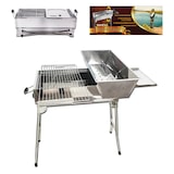 thumbnail of Mangal Edelstahl President Schaschlik Grill mit Grillrost und Ablage