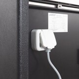 thumbnail of GastroHero Kühltheke RHEA 1340 mm schwarz – mit LED-Beleuchtung & gekühltem Unterbau für optimale Präsentation