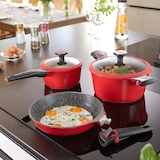 thumbnail of STONELINE® Imagination PLUS Kochgeschirr-Set, 8-tlg., mit abnehmbaren Griffen, rot