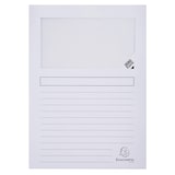thumbnail of Exacompta - Réf. 50250E - Carton de 400 chemises à fenêtre Forever® 120 g/m²- dim 22 x 31 cm pour A4 - 10 couleurs