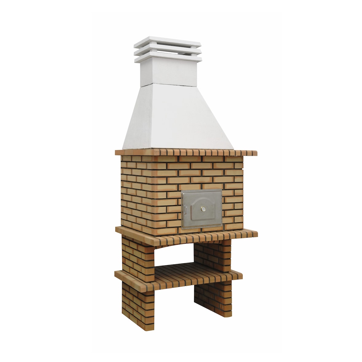 MF - Módulo Forno Luxor Royal (Cinza, Laranja - 107 x 94 x 271 cm)