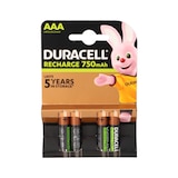 thumbnail of Duracell Batterien Rechargeable Plus AAA 4 Stück