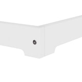 thumbnail of Kurzes Futon extra niedriges Unterschiebbett 90x190 Kiefer weiß V-60.47W-09-190 Rollrost und Matratze inkl.