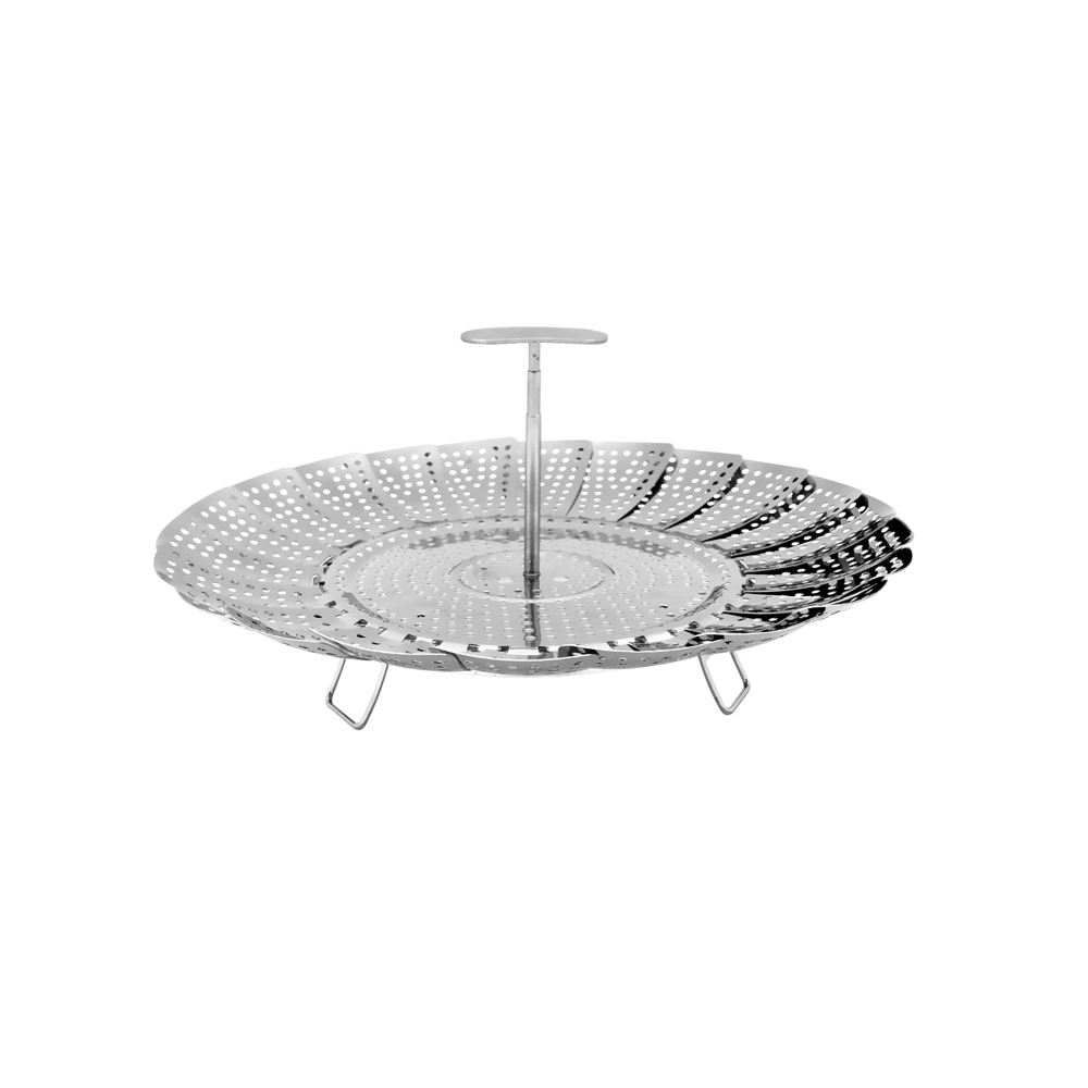 Panier vapeur marguerite inox -  Argent / Métallique Rond Acier Inoxydable (inox  Ipac 21.00x15.00 cm