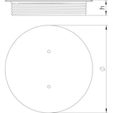 thumbnail of OBO Bettermann Blindabdeckung BAB80 7011 7406992