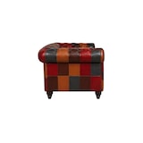 thumbnail of Chesterfield Bank - 3 Zits - Patchwork Multicolor - Leer - Sofa - Bankstel - Chesterfield