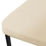 thumbnail of ML-Design – Esszimmerstühle 4er Set Taupe | Samtbezug, Rückenlehne, Metallbeine, ergonomische Küchen- & Esszimmerstühle