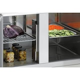 thumbnail of Positief geventileerde saladette 390 Liter 4 x GN 1/1 (D)150 mm, 3 deuren GN 1/1, chroomnikkelstaal, 320 W, 220 V - MONO
