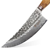 thumbnail of Wakoli Kochmesser I 20 cm Klinge I Olivenholzgriff und Hammerschlag