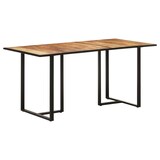 thumbnail of vidaXL Eettafel 160 cm Ruw mangohout