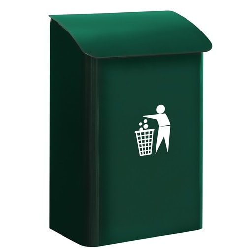 Papelera MOD. MURAL 18L VERDE