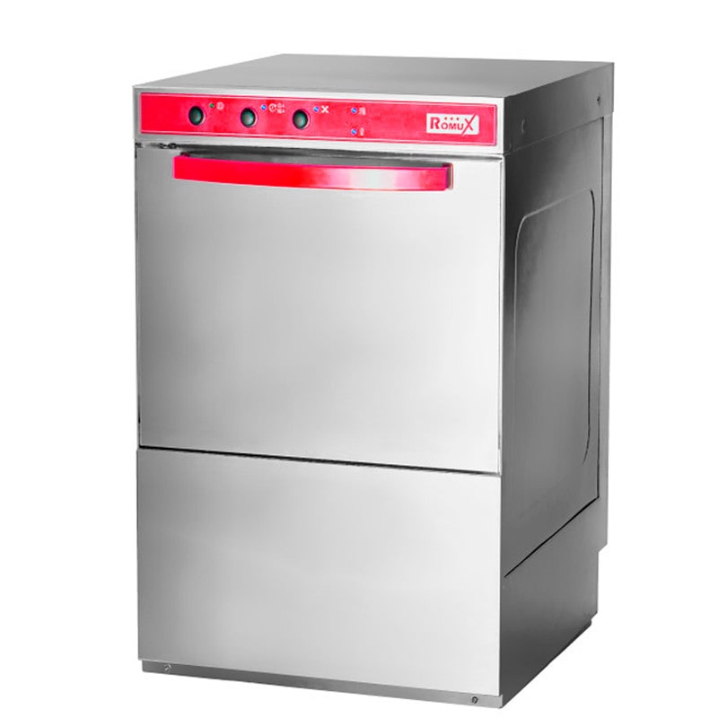 Romux® Lavavasos Industrial 35x35 cm | Lavavasos para Hostelería | Lavavasos Profesional para Bares y Restaurantes