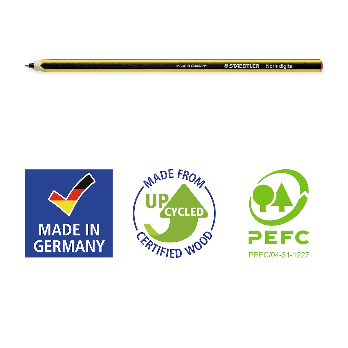 Noris® digital Stift Stylus - mit EMR-Technologie, gelb/schwarz