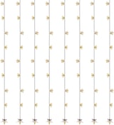 thumbnail of LED Lichtervorhang Sterne 64 warmweiße LED 1,2mx1m für Innen Weihnachten Trafo