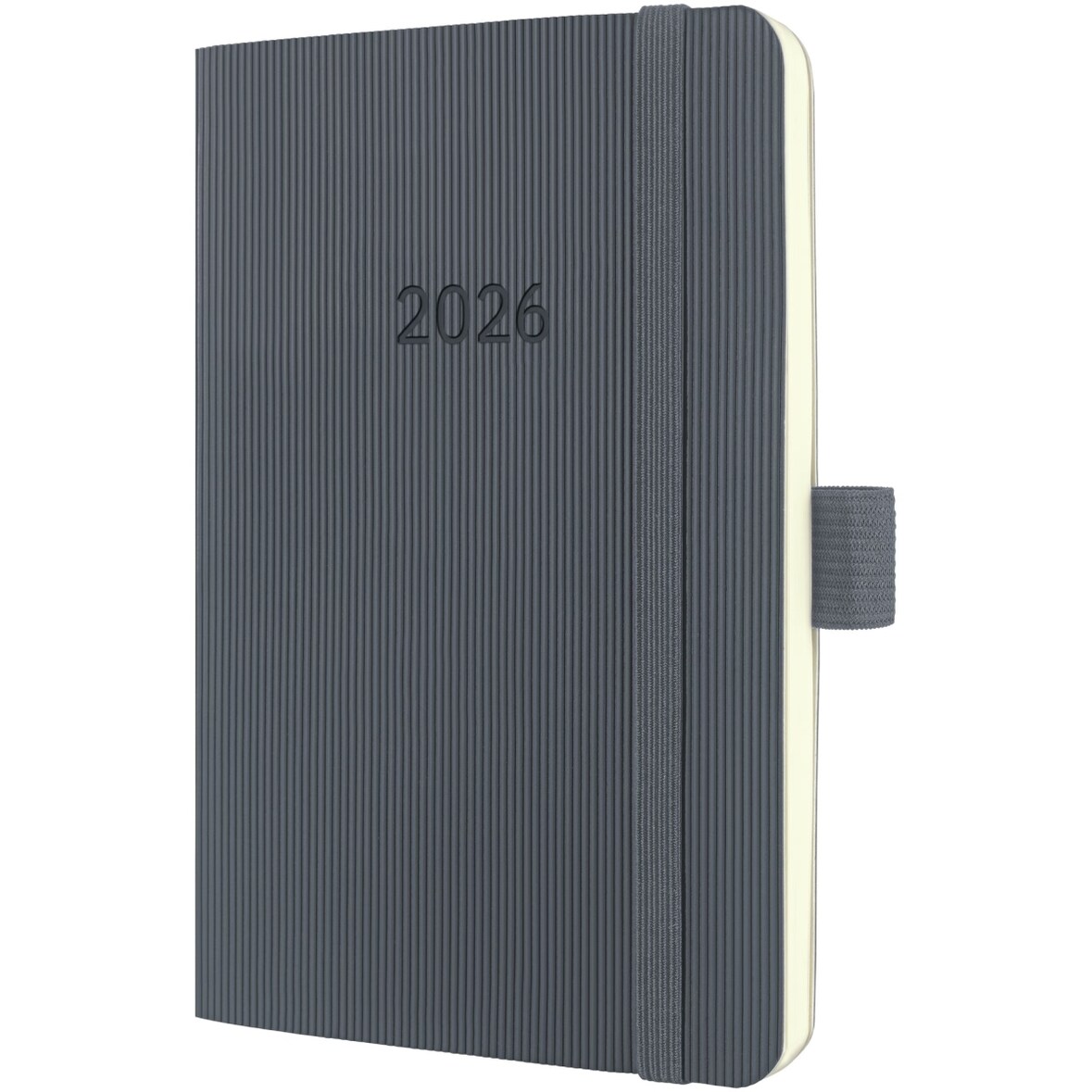 Wochenkalender Conceptum ca. A6 Softcover dunkelgrau 2026.