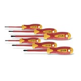 thumbnail of Elektriker VDE Schraubendreher-Set 6-teilig Schraubenzieher Kreuz Schlitz Högert