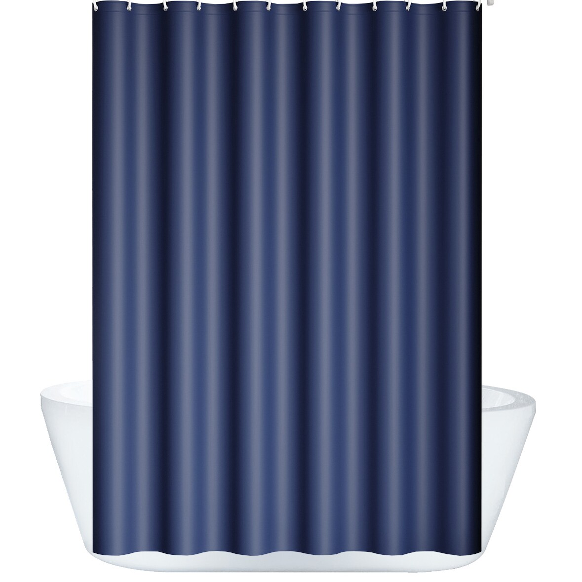 Duschvorhang 180x200cm Wasserdicht Badewannenvorhang Anti Schimmel Wannenvorhang mit Ringe