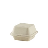 thumbnail of Natureko Suikerriet hamburgerbox 450ml/150x150x75mm bruin