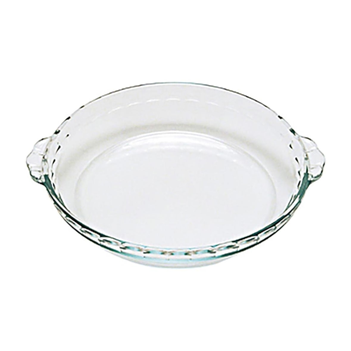 moule à cake plat en pyrex anses four boro 26x23x5cm verre classique