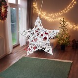 thumbnail of WellHome - Stella di Natale luminosa con 15 LED bianco caldo 40x40x10cm