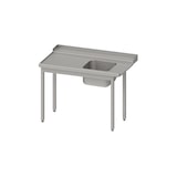 thumbnail of Stalgast Edelstahl  Zulauftisch, Korbführung mit Gefälle, ohne Grundboden, ein Becken 1000x750x880 mm, Anbauseite links, verschweißt