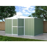 thumbnail of Box deposito garage giardino in lamiera zincata 403x269cm x h 215cm - 149kg - 10,84mq VERDE
