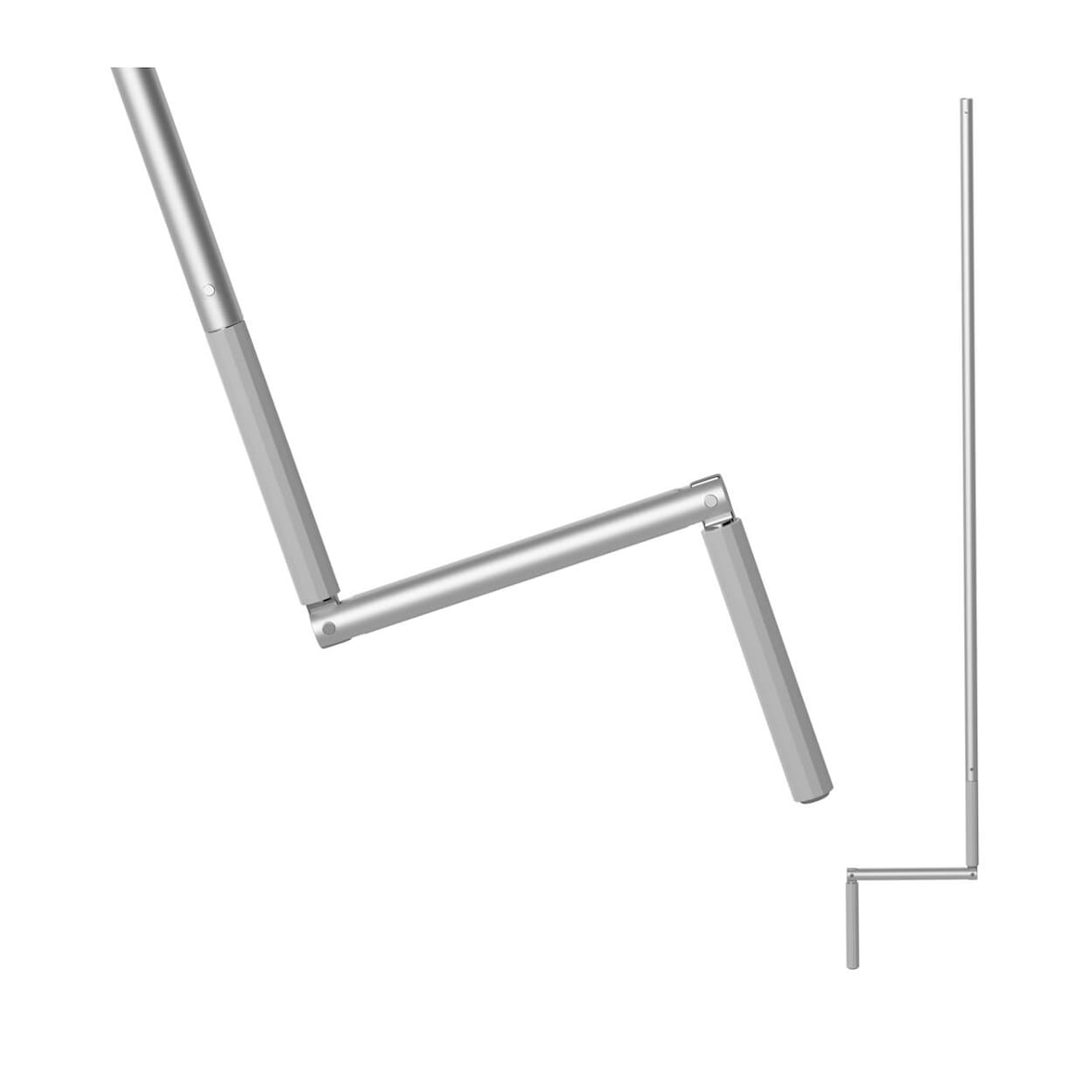 BAUHELD Rollladen Kurbelstange 100cm Grau