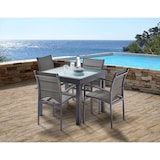 thumbnail of Table jardin Modulo 4 à 8 personnes Gris Wilsa Garden