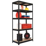 thumbnail of Etagère modulable 5 plateaux bois / métal 40x120xH178 cm 220 kg/plateau