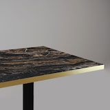 thumbnail of Restootab - Plateau 110x70 decor marbre capuccino chants laiton
