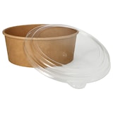 thumbnail of Starpak, Saladeschalen, Karton rond 1300 ml Ø 18,4 cm · 7 cm bruin