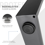 thumbnail of ECD Germany Tischbeine 2er Set 70x72 cm Anthrazit | Vierkantprofil Stahl, pulverbeschichtet, Industrial Tischkufen Esstisch DIY