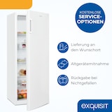 thumbnail of Exquisit Kühlschrank ohne Gefrierfach, 5 Ablagen, 242 Liter, Vollraumkühlschrank 143 cm hoch, KS5320-V-H-040E weiss